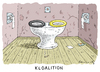 Cartoon: Kloalition (small) by marian kamensky tagged schwarz,gelbe,koalition,fdp,cdu