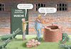 Cartoon: KREMATORIUMBAUER TRUMP (small) by marian kamensky tagged musk,trump,zuckerberg,bezos,felon,and,elon,in,panama,zölle,diktator,selenskyj,putin,ukraine,usa,china,alcatraz,florida,handelskrieg