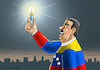 Cartoon: LICHT-GENIE MADURO (small) by marian kamensky tagged venezuela,maduro,trump,putin,revolution,oil,industry,socialism