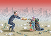 Cartoon: MACRON HILFT GAZA (small) by marian kamensky tagged macron,hilft,gaza
