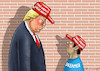 Cartoon: MAKE AMERICA HUMAN AGAIN (small) by marian kamensky tagged obama,trump,präsidentenwahlen,usa,baba,vanga,republikaner,inauguration,daca,demokraten,wikileaks,faschismus