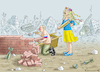 Cartoon: MAURER PUTIN (small) by marian kamensky tagged putins,bescherung,ukraine,provokation,swift,nato,osterweiterung