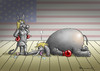 Cartoon: MEINE HOFFNUNG (small) by marian kamensky tagged obama trump präsidentenwahlen usa baba vanga republikaner demokraten wikileaks faschismus