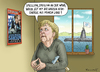 Cartoon: Merkel im Spiegel (small) by marian kamensky tagged angela,merkel,atomenergie,uboote,an,israel,der,spiegel