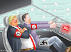 Cartoon: NAZICYBERTRUCK (small) by marian kamensky tagged musk,trump,zuckerberg,bezos,felon,and,elon,in,panama,zölle,afd