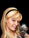 Cartoon: Paris Hilton Blindenhund (small) by marian kamensky tagged paris,hilton,chiwauwa