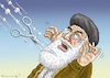 Cartoon: PROTESTE IN IRAN (small) by marian kamensky tagged proteste,in,iran,chamenei