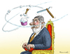Cartoon: Rasurgefahr für Mursi (small) by marian kamensky tagged mohamed,mursi,ägypten,unruhen,moslimbrüder