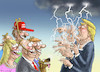 Cartoon: REPUBLIKANER (small) by marian kamensky tagged obama,trump,präsidentenwahlen,usa,baba,vanga,republikaner,inauguration,demokraten,wikileaks,faschismus