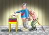 Cartoon: RUSSISCHE BEEINFLUSSUNG DER WAHL (small) by marian kamensky tagged russische,beeinflussung,der,wahl,afd,putin