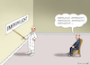 Cartoon: SCHOLZ IM SPRACHLABOR (small) by marian kamensky tagged curevac,testzentren,corona,impfung,pandemie,booster,omikron,impfpflicht