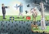 Cartoon: SCHWEDENS NATO-BEITRITT (small) by marian kamensky tagged schwedens,nato,beitritt