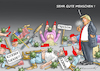 Cartoon: SEHR GUTE MENSCHEN (small) by marian kamensky tagged coronavirus,epidemie,gesundheit,panik,stillegung,trump,pandemie