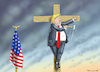 Cartoon: Selbstkreuzigung (small) by marian kamensky tagged obama,trump,präsidentenwahlen,usa,baba,vanga,republikaner,inauguration,demokraten,fbi,james,comey,wikileaks,faschismus