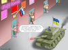 Cartoon: SELENSKYJ IN KURSK (small) by marian kamensky tagged selenskyj,in,kursk,pufferzone