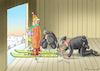 Cartoon: SKI-VERBOT (small) by marian kamensky tagged coronavirus,epidemie,gesundheit,panik,stillegung,george,floyd,twittertrump,pandemie,wintersportverbot,weihnachten,santa,klaus