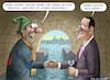 Cartoon: Spahns Hartz 4 Finanzierung (small) by marian kamensky tagged jens,spahn,tafel,cdu,hartz,iv