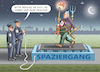 Cartoon: SPAZIERGANG (small) by marian kamensky tagged curevac,testzentren,corona,impfung,pandemie,booster,omikron,impfpflicht