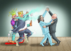 Cartoon: THE VICE DANCING (small) by marian kamensky tagged harris,vize,walz,trump,vance