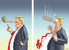 Cartoon: TRUMP POSITIV (small) by marian kamensky tagged coronavirus,epidemie,gesundheit,panik,stillegung,trump,pandemie
