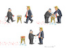 Cartoon: TRUMP WÄSCHT KIMS HÄNDE (small) by marian kamensky tagged obama,trump,präsidentenwahlen,usa,baba,vanga,republikaner,inauguration,demokraten,kim,jong,un,wikileaks,faschismus,singarur