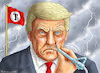 Cartoon: TRUMPS SELBSTTATOO AM 20.1.2025 (small) by marian kamensky tagged musk,trump,zuckerberg,bezos,felon,and,elon,in,panama,inauguratin