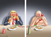 Cartoon: TRUMPUTIN AM TELEFON (small) by marian kamensky tagged musk,trump,zuckerberg,bezos,felon,and,elon,in,panama,zölle,diktator,selenskyj,putin,ukraine,usa,china,handelskrieg