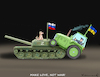 Cartoon: MAKE LOVE NOT WAR! (small) by marian kamensky tagged putins,bescherung,ukraine,provokation,swift,nato,osterweiterung