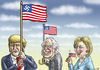 Cartoon: USA QUALENWAHLEN (small) by marian kamensky tagged wahlen,in,amerika