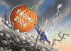 WAHRER HORROR-HALLOWEEN (small) Cartoon: WAHRER HORROR-HALLOWEEN (small) by marian kamensky tagged wahrer,horror,halloween,trump,kandidatur,2028