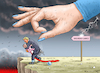 Cartoon: WEIRDO LAND Seltsames Land (small) by marian kamensky tagged harris,vize,walz,trump,vance