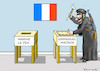 Cartoon: WIR LEBEN IN EINER IS-DIKTATUR (small) by marian kamensky tagged präsidenten,wahlen,in,frankreich,terroranschlag,champs,elysees