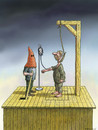 Cartoon: Zyperns humane Hinrichtung (small) by marian kamensky tagged zypern,krise,bankenkrise,eu,rettungsschirm