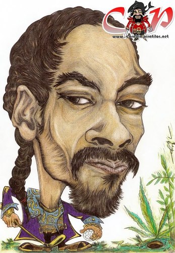 Cartoon: Snoop Dogg (medium) by corabiapiratilorgmailcom tagged portrete,desene,caricaturi,corabia,piratilor