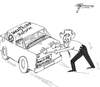 Cartoon: How is my Driving (small) by Thommy tagged obama,health,care,reform