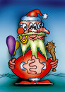 Cartoon: santa1212 (small) by Krzyskow tagged humor normal illustratione winter weihnachten weihnachtsmann religion kultur tradition