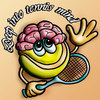Cartoon: tenis (small) by Krzyskow tagged rysunek