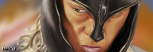 Cartoon: achilles (medium) by sahin tagged ahiclles,greek,troy,movie,warrior,fighter,helmet,brad,pitt