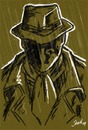 Cartoon: sketch practice 05 (small) by sahin tagged sketch practice 05 rorschach watchmen mask