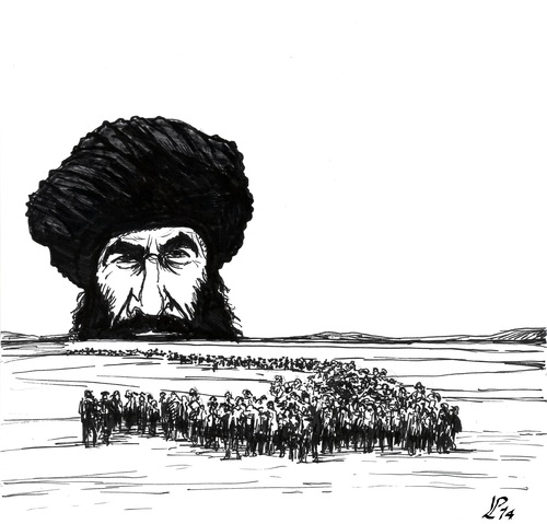 Cartoon: Escape from Iraq (medium) by paolo lombardi tagged iraq,war,peace