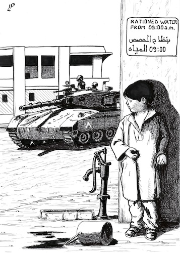 Cartoon: Gaza urban war (medium) by paolo lombardi tagged gaza,palestine,israel,war,peace,hamas
