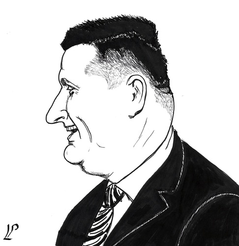 Cartoon: Hermann Groehe (medium) by paolo lombardi tagged germany,cdu,elections