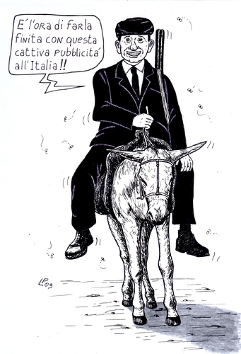 Cartoon: il Cavaliere (medium) by paolo lombardi tagged italy,berlusconi,satire,caricature,politics