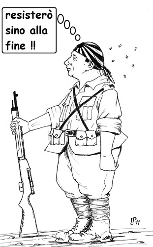 Cartoon: il Giapponese (medium) by paolo lombardi tagged berlusconi,italy,politics,satire,caricature