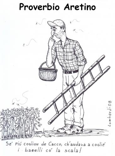 Cartoon: in Toscana (medium) by paolo lombardi tagged italy,caricature,satire,tuscany,humor,comic