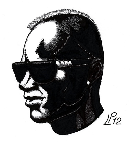 Cartoon: M Balotelli (medium) by paolo lombardi tagged italy,football