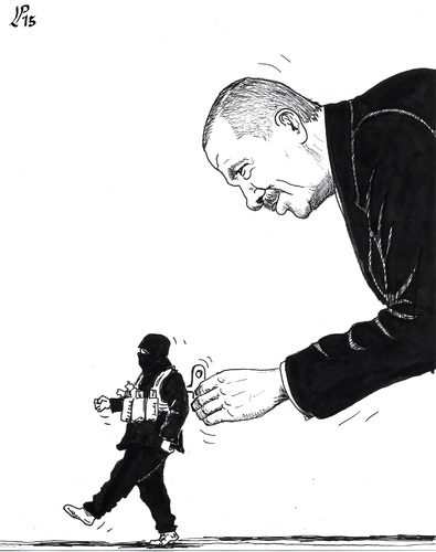 Cartoon: Massacre in Turkey (medium) by paolo lombardi tagged turkey,terrorism
