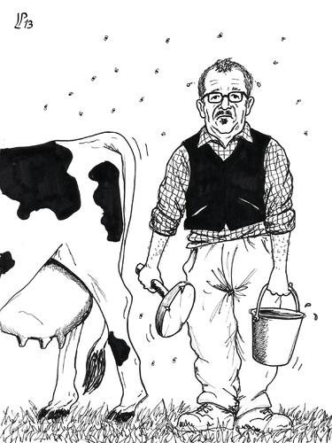 Cartoon: Quota Latte (medium) by paolo lombardi tagged italy,corruption,politics