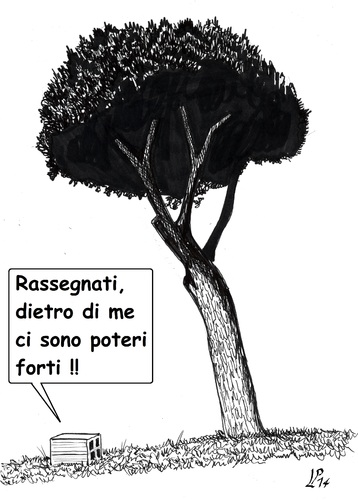 Cartoon: Ristrutturazione (medium) by paolo lombardi tagged italy
