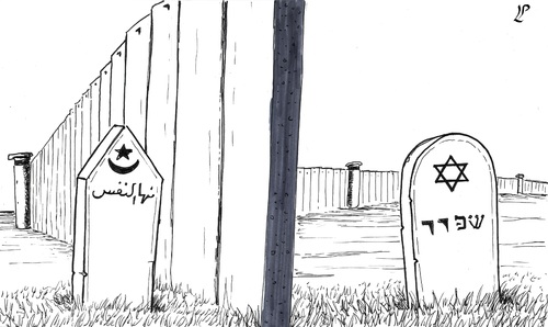 Cartoon: The Promised Land (medium) by paolo lombardi tagged israel,peace,war,palestine